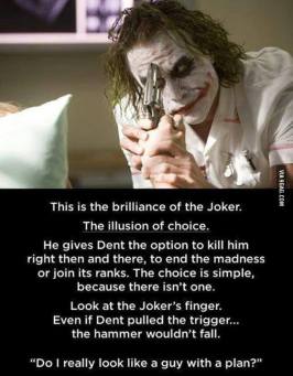 How did the Joker get his scars?